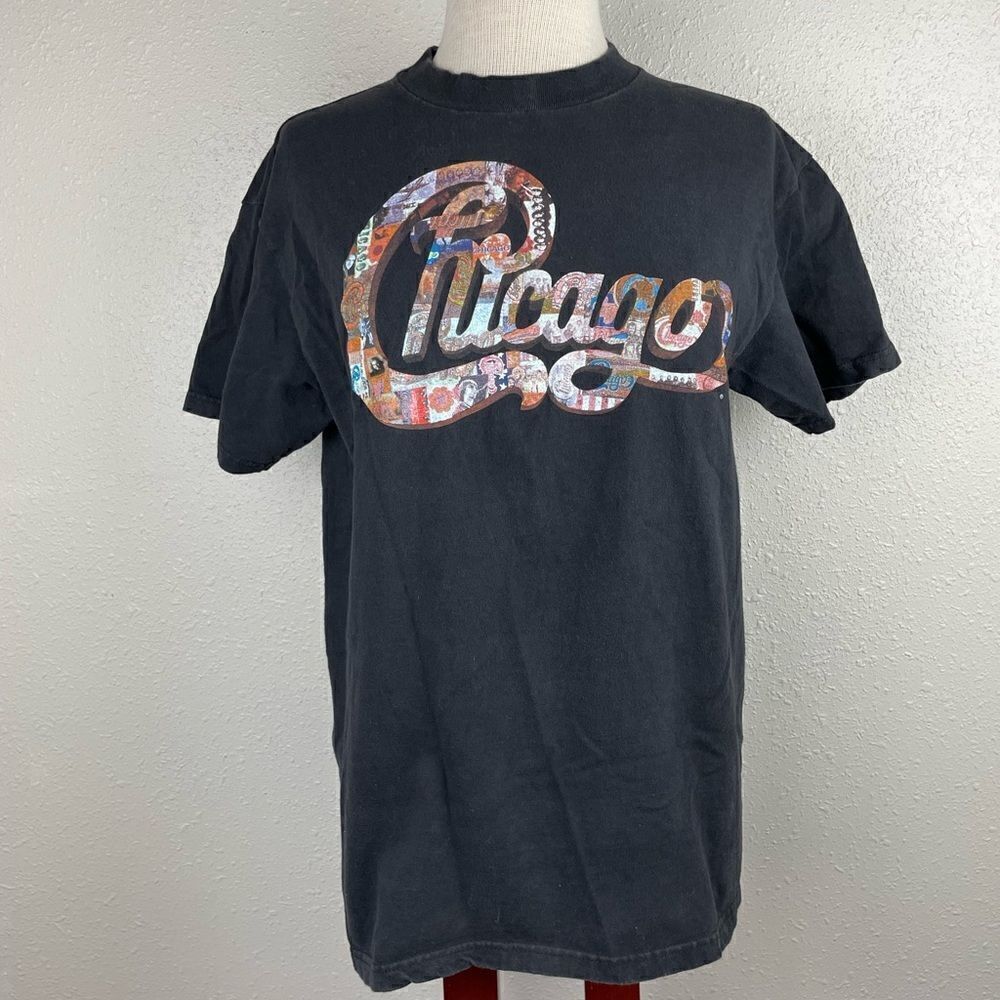 Vintage Chicago 1998-99 Tour Short Sleeve T-Shirt Size M EUC